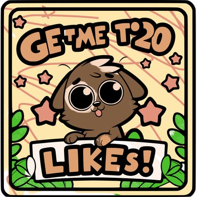get me to 20 likes!