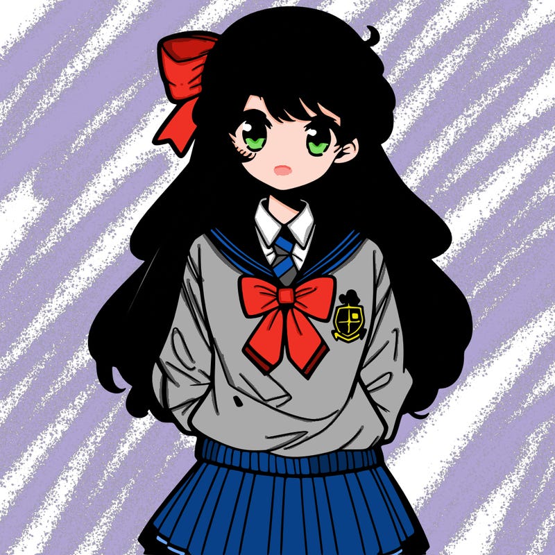 preppy anime girl