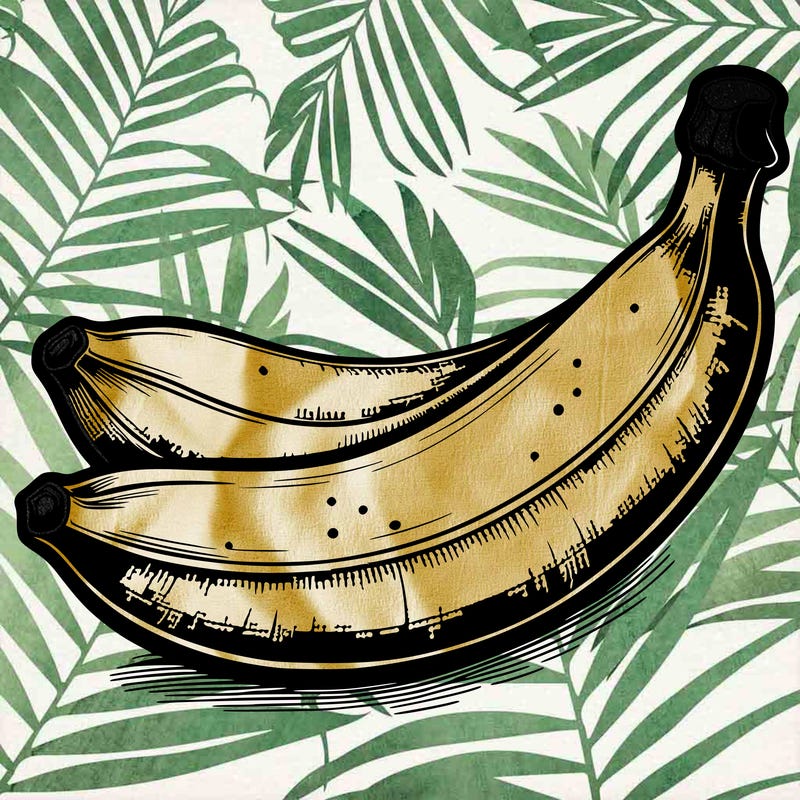 realistic detailed banana