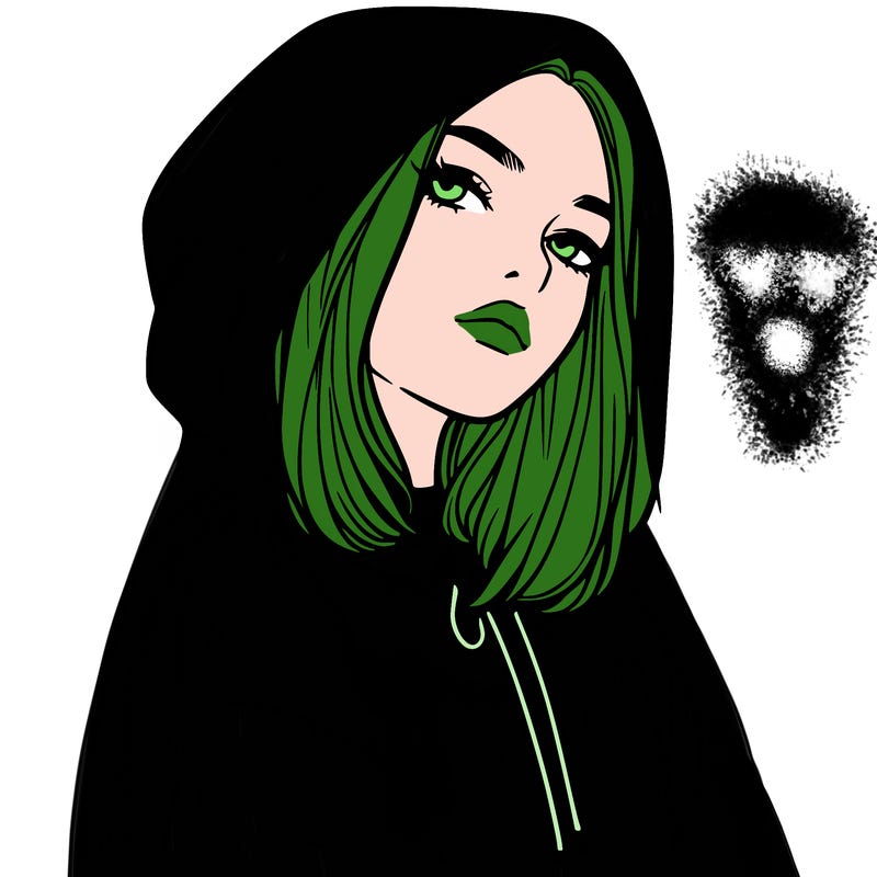 a realistic girl in a hoodie