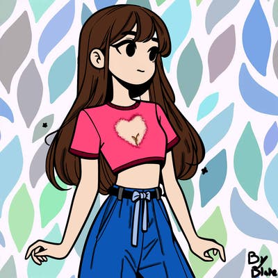 girl in a cute crop top