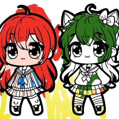 cute anime people