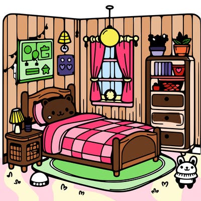 cute bedroom