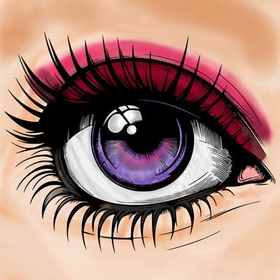 realistic eye