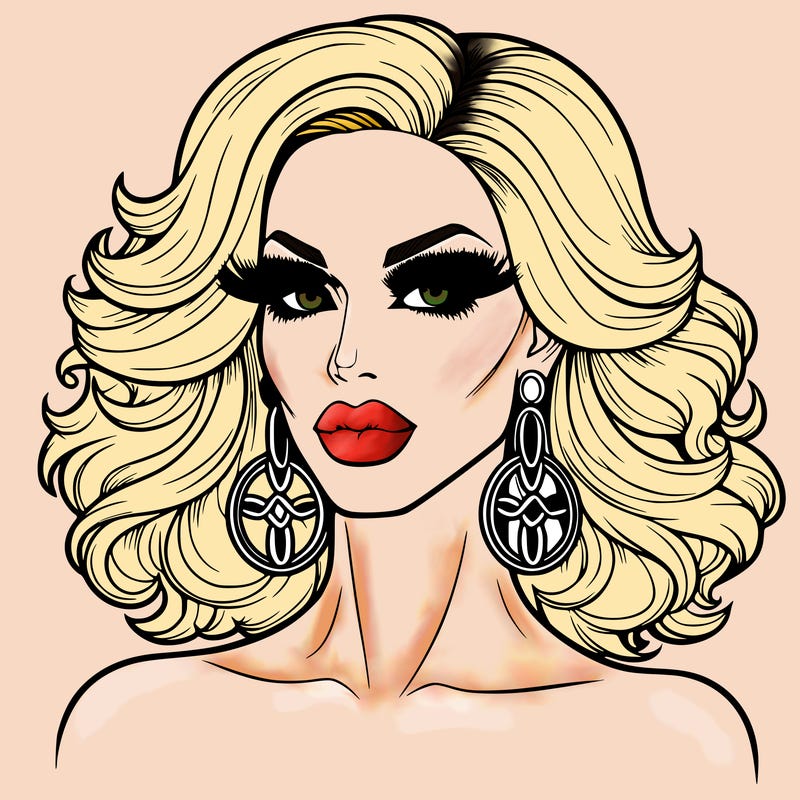 realistic drag queen