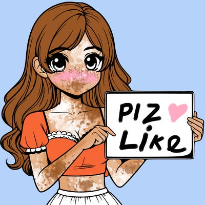 realistic pretty girl holding blank sign