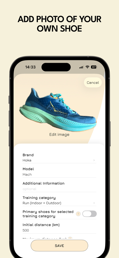 Lifespan shoe tracker by SHOOZ - Health & Fitness App | MWM