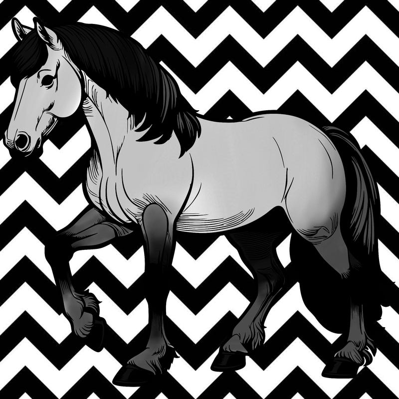 realistic horse