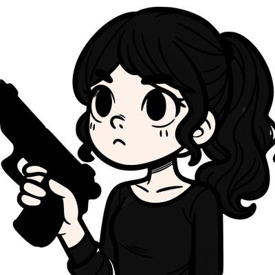 girl with gun