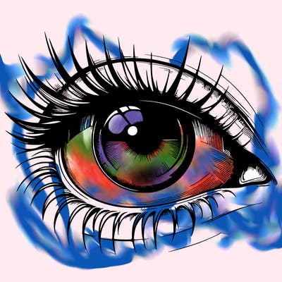 realistic eye