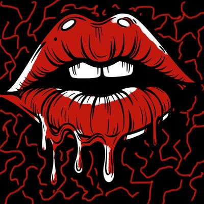 lips that look realistic and drip