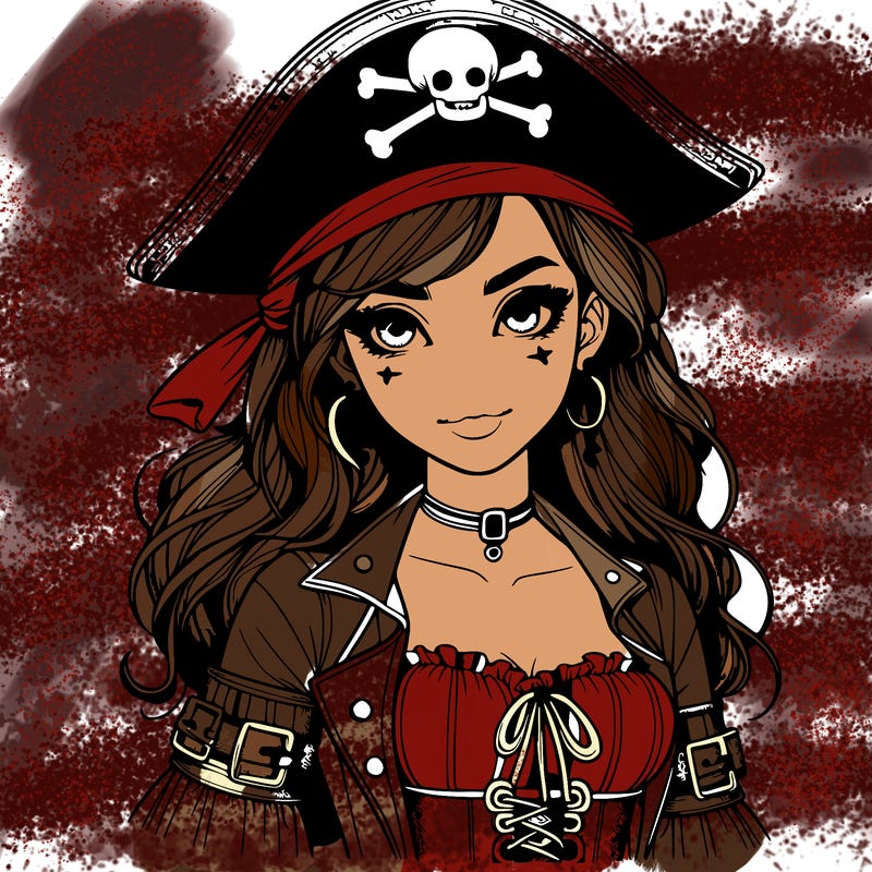 realistic pirate girl