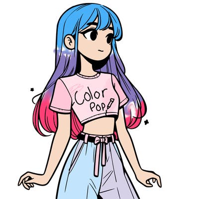 girl in a cute crop top