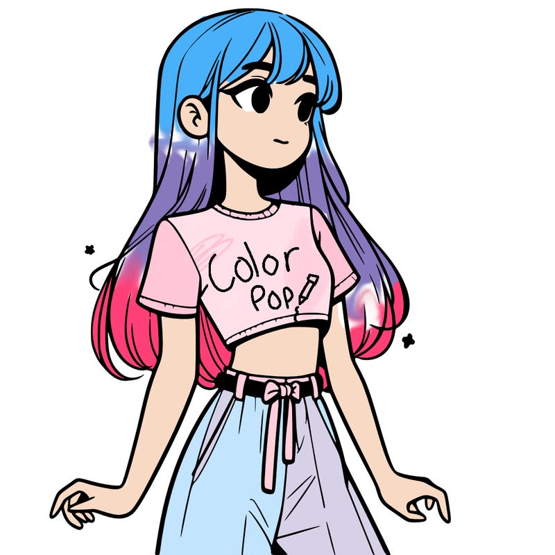 girl in a cute crop top