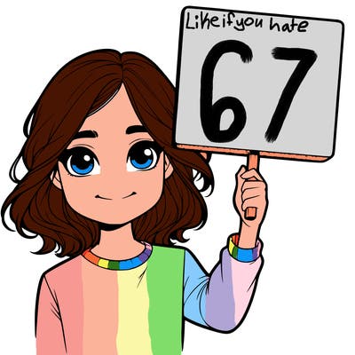 realistic girl holding up a sign