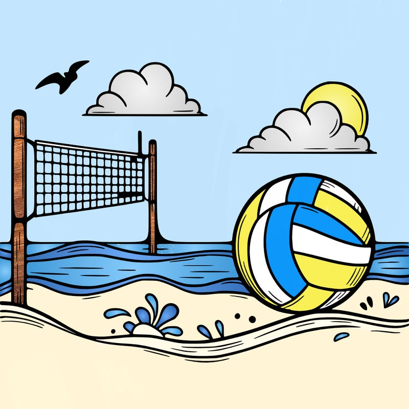 beach volleyball