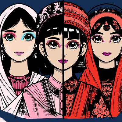 realistic girls split