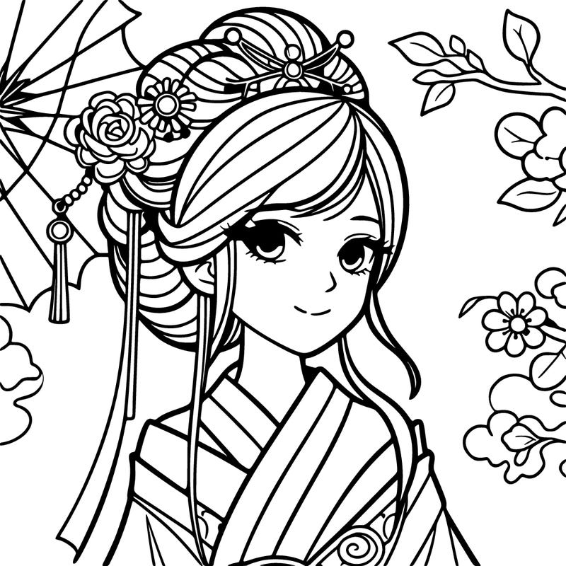 elegant chinese girl