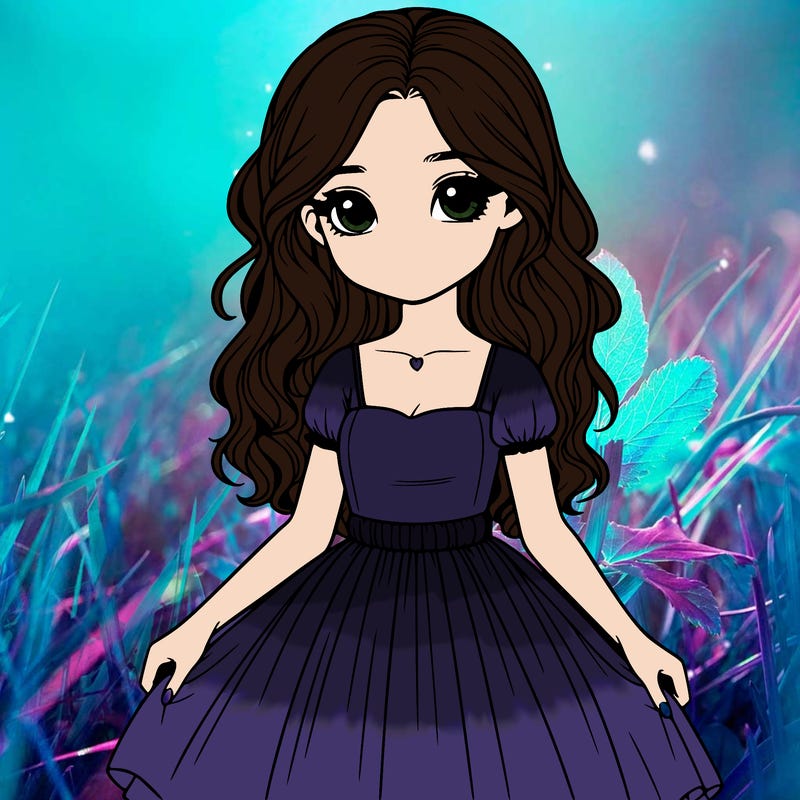 realistic girl with a dress