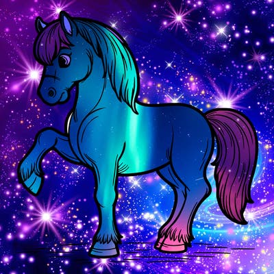 horse standing lifting one leg off the ground