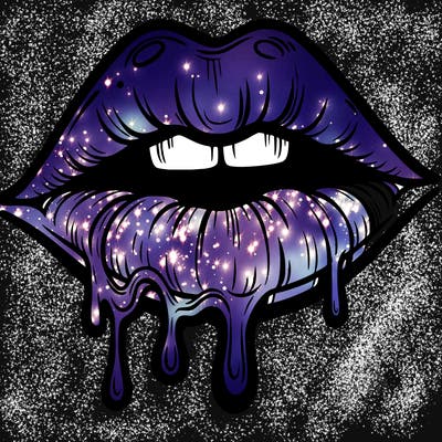 lips that look realistic and drip