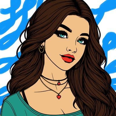 detailed realistic girl