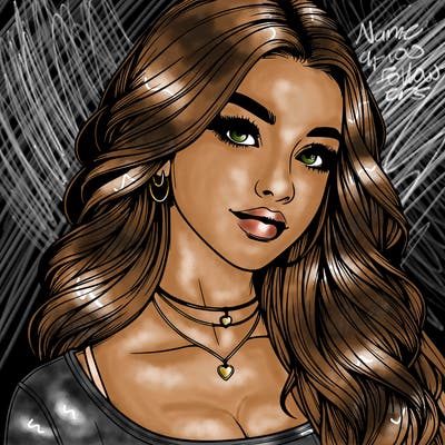 detailed realistic girl