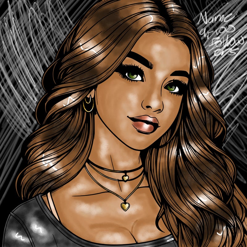 detailed realistic girl