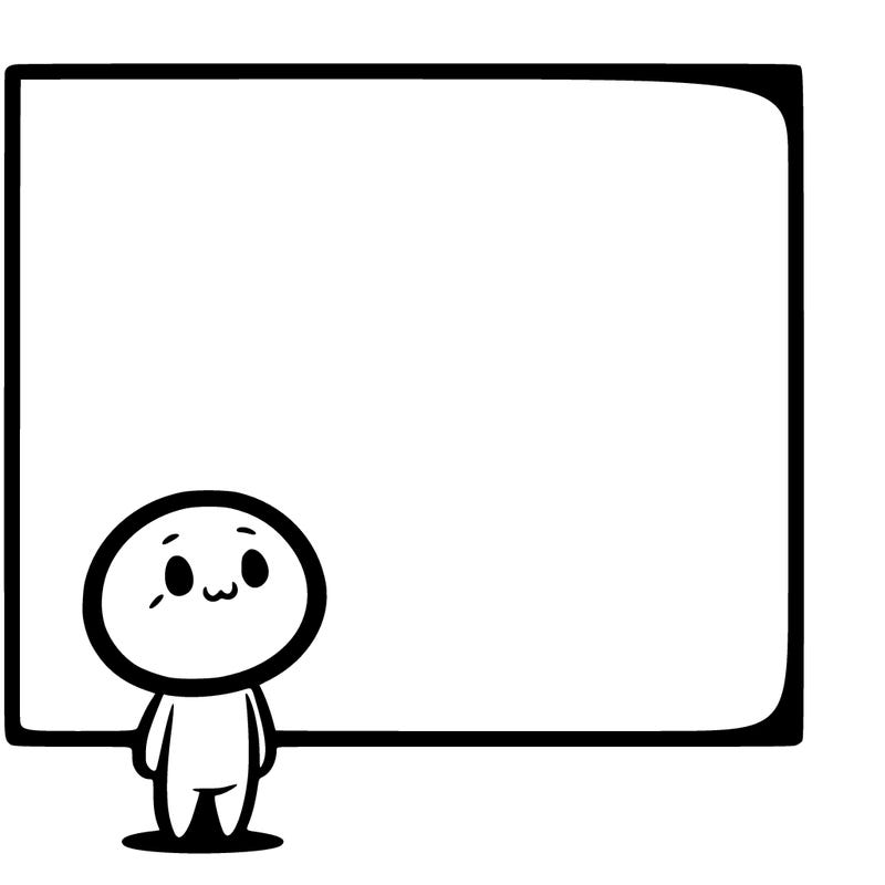 absolutely nothing just blankness