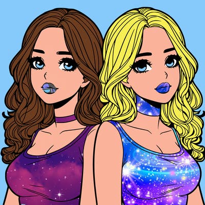 realistic twin sisters