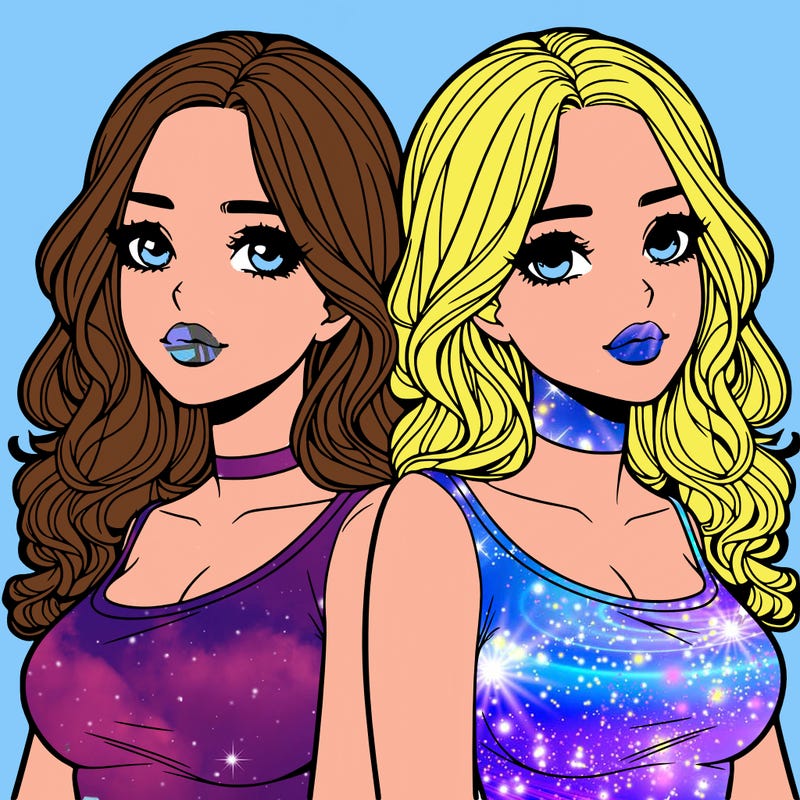 realistic twin sisters