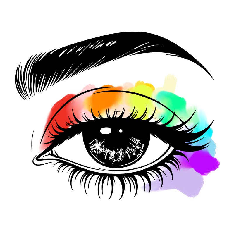 eye closed realistic