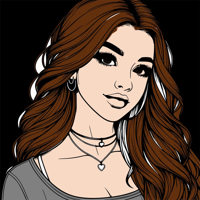 detailed realistic girl