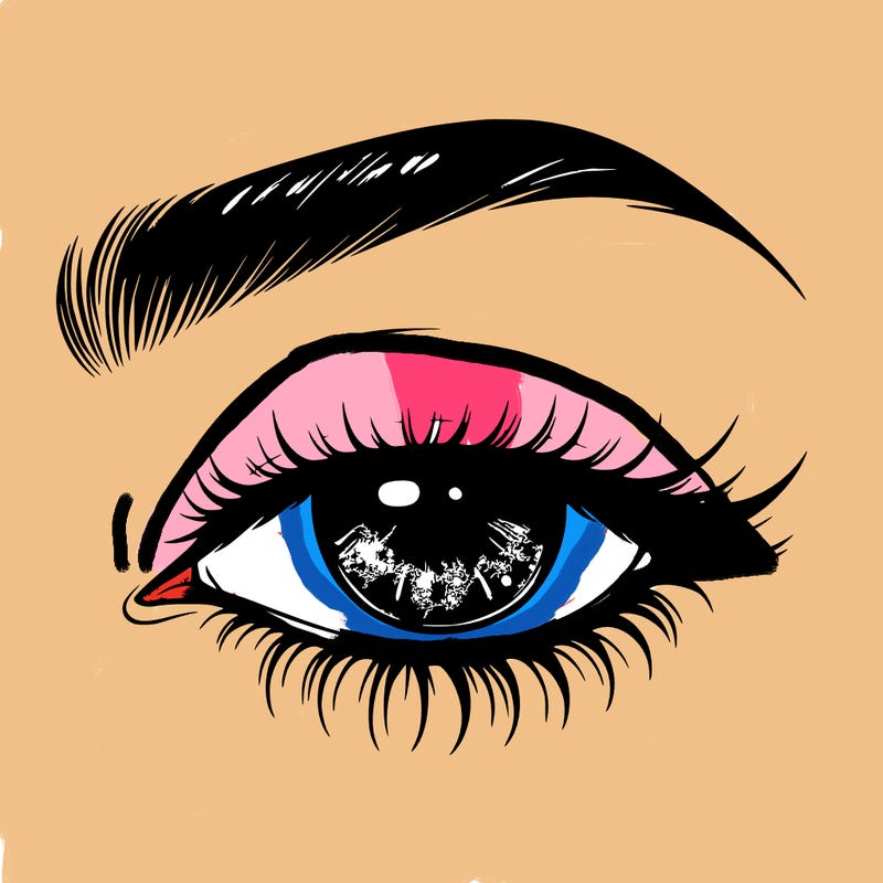 eye closed realistic