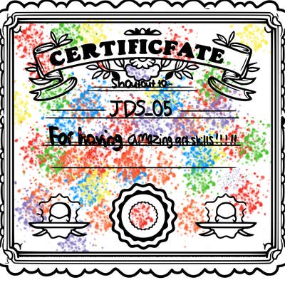 certificate paper