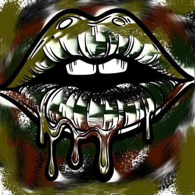 lips that look realistic and drip