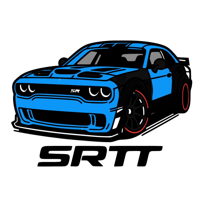 srt redeye hellcat logo