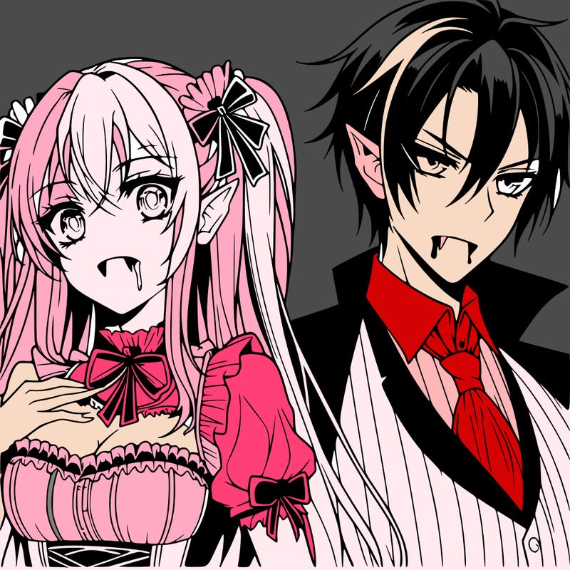 anime vampire couple