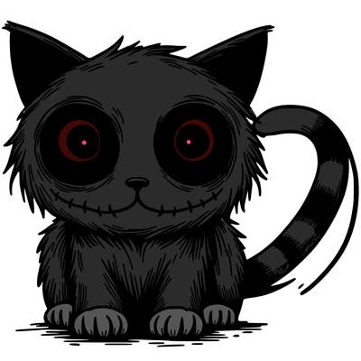 creepy cat