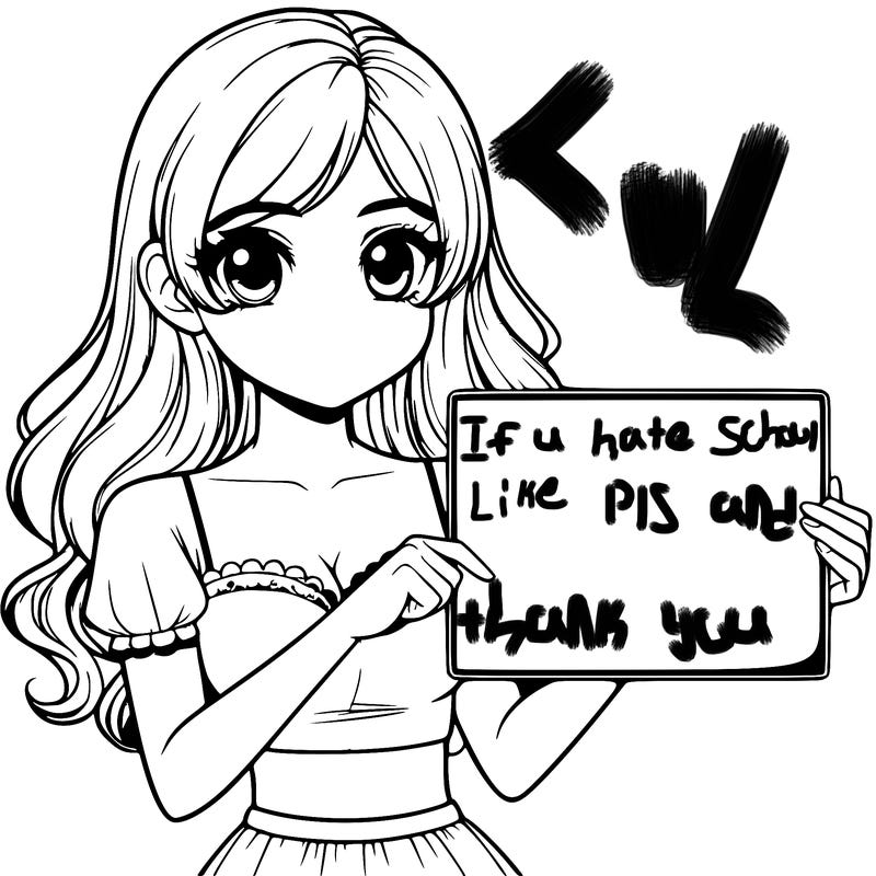 realistic pretty girl holding blank sign