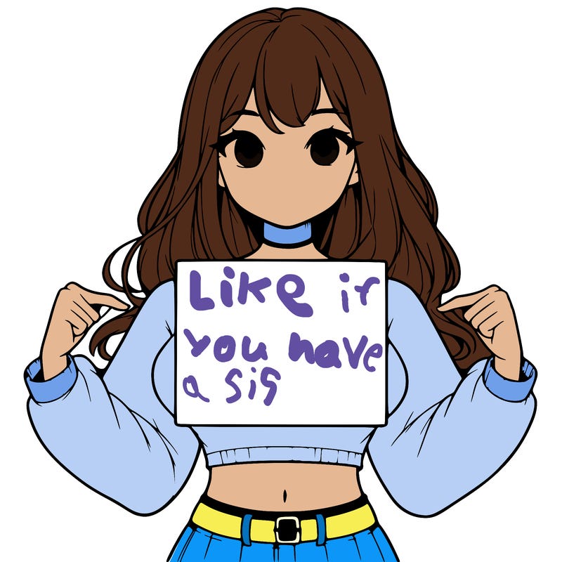 girl holding a blank sign in a long sleeve crop top