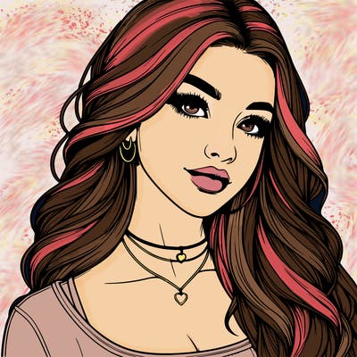 detailed realistic girl