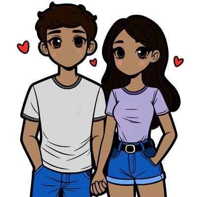 boyfriend and girlfriend