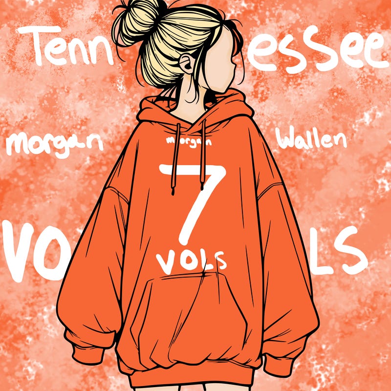 realistic girl with a oversized sweatshirt on and a bun
