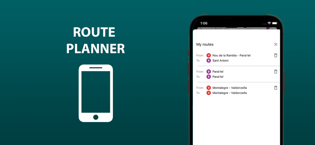 Istanbul public transport app route planner showing saved trips