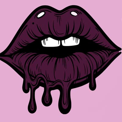 lips that look realistic and drip