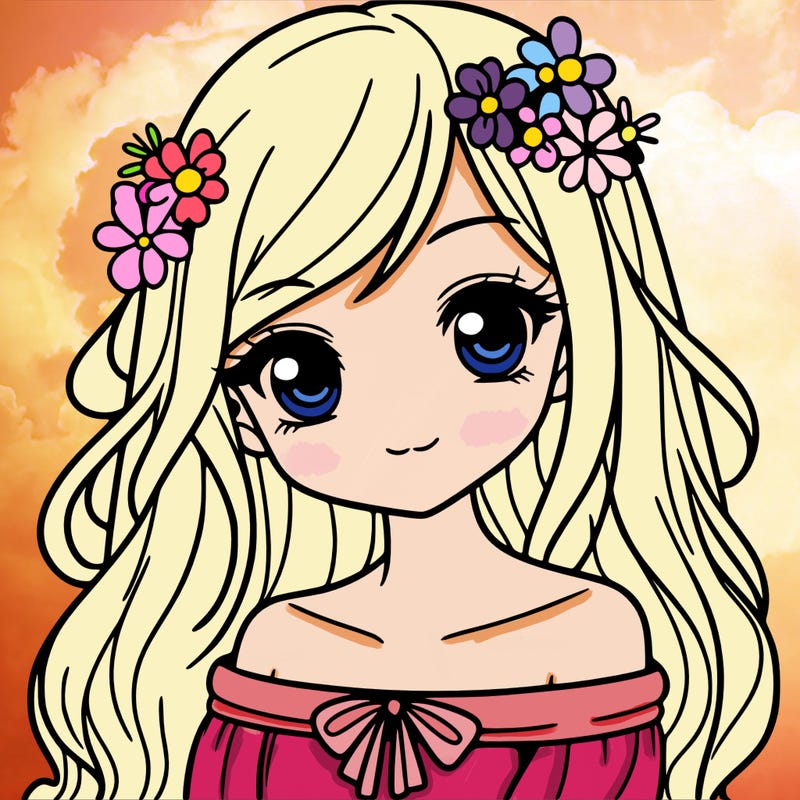 simple pretty girl