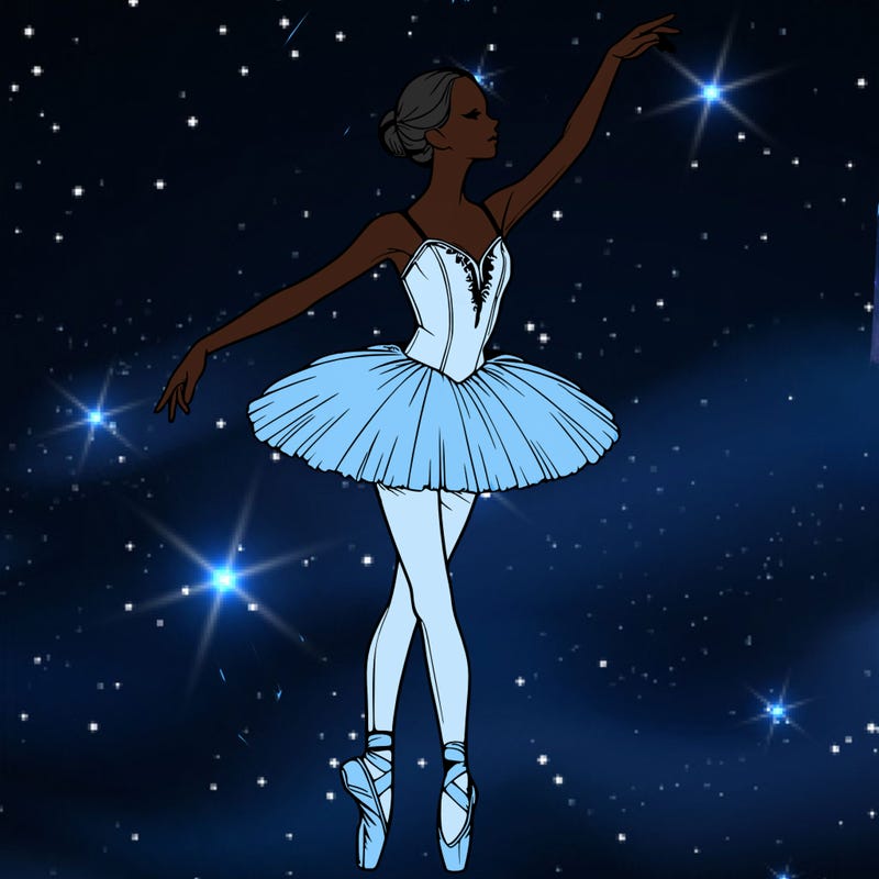 realistic ballerina