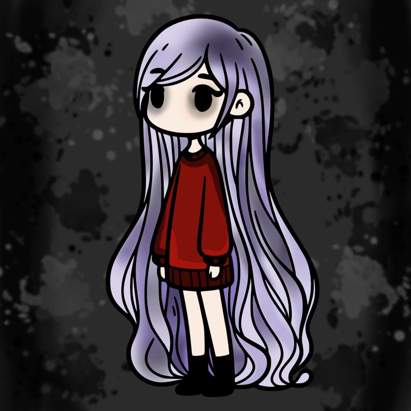 girl with long hair