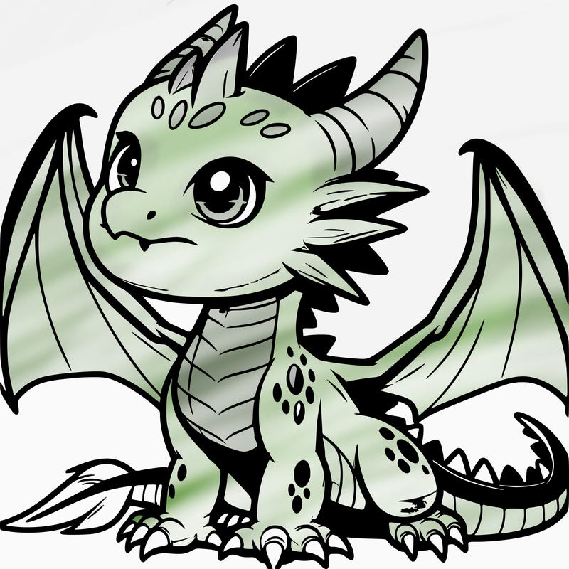 fierce baby night dragon